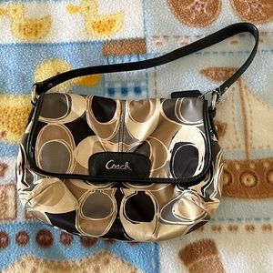 COACH Signature Satin Mini Handbag